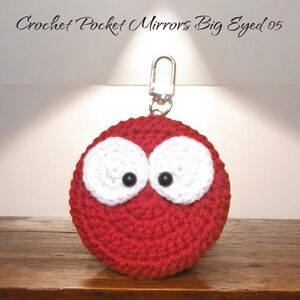 Red Crochet Key Holder